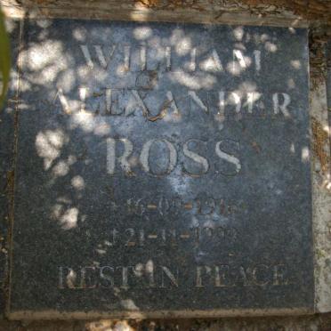 ROSS William Alexander 1916-1999