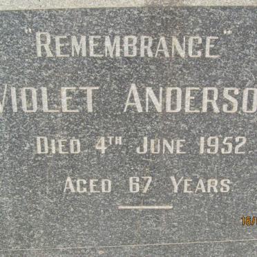 ANDERSON Violet -1952