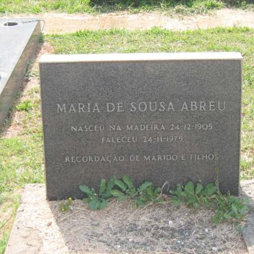 ABREU Maria de Sousa 1905-1975