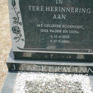 ACKERMANN J.J. 1922-1989