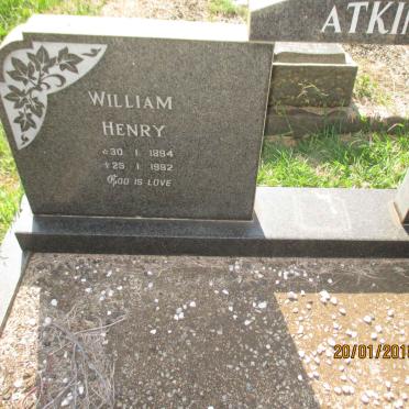 ATKINS William Henry 1894-1982