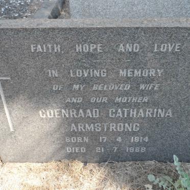 ARMSTRONG Coenraad Catharina 1914-1968