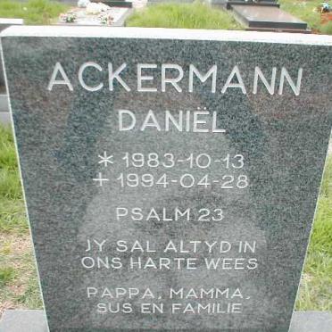 ACKERMANN Daniël 1983-1994