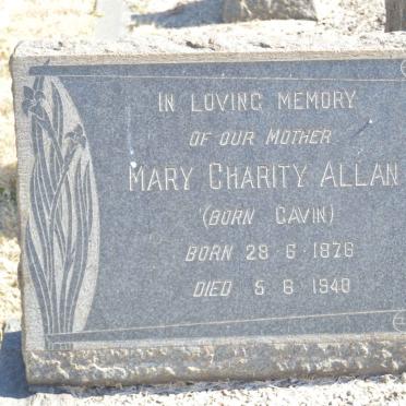 ALLAN Mary Charity nee GAVIN 1876-1940