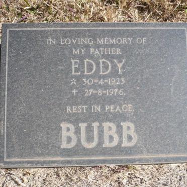 BUBB Eddy 1923-1976