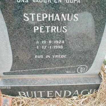 BUITENDACH Stephanus Petrus 1924-1996