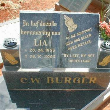 BURGER C.W. 1955-2002