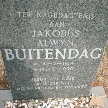 BUITENDAG Jakobus Alwyn 1914-1990