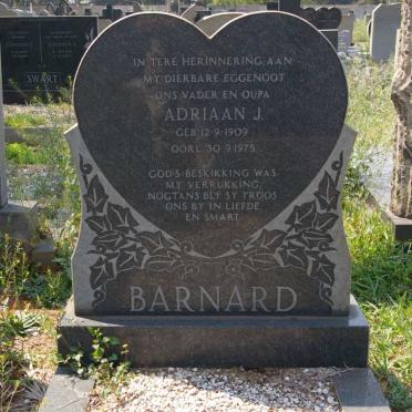 BARNARD Adriaan J. 1909-1975