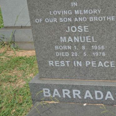 BARRADAS Jose Manuel 1956-1978