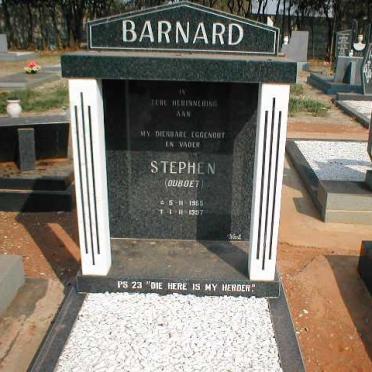 BARNARD Stephen 1956-1997
