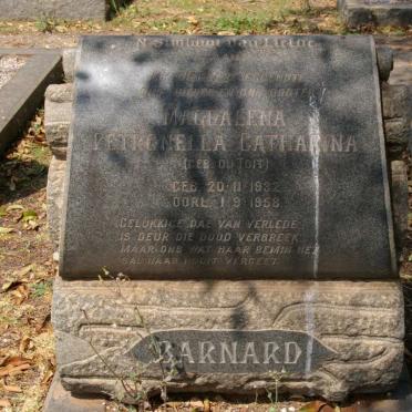 BARNARD Magdalena Petronella Catharina nee DU TOIT 1932-19?8
