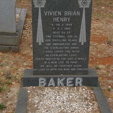 BAKER Vivien Brian Henry 1948-1983