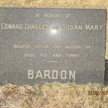 BARDON Edward Charles &amp; Susan Mary
