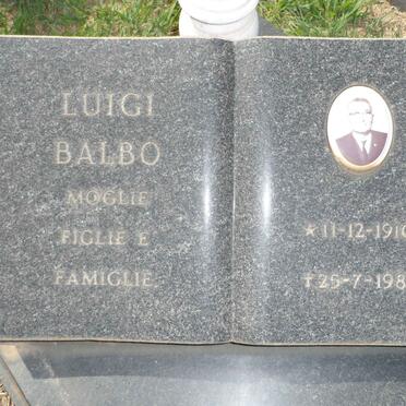 BALBO Luigi 1910-1982 &amp; Zita 1913-1995