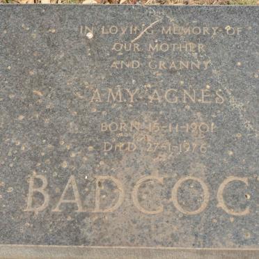 BADCOCK Amy Agnes 1901-1976