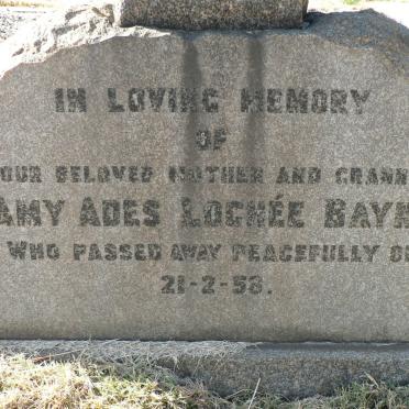 BAYNE Amy Ades Lochée -1958