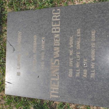 BERG Theunis, van den