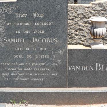 BERGH Samuel Jacobus, van den 1911-1962