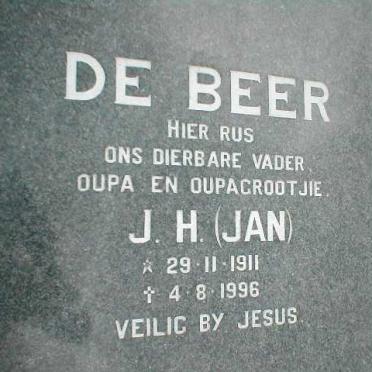 BEER J.H., de 1911-1996