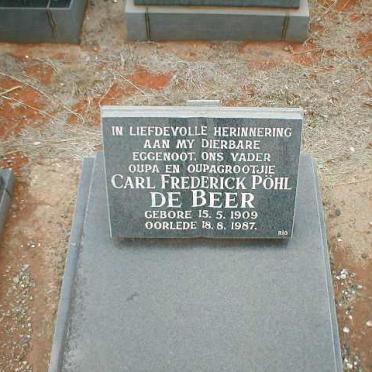 BEER Carl Frederick Pöhl, de 1909-1987