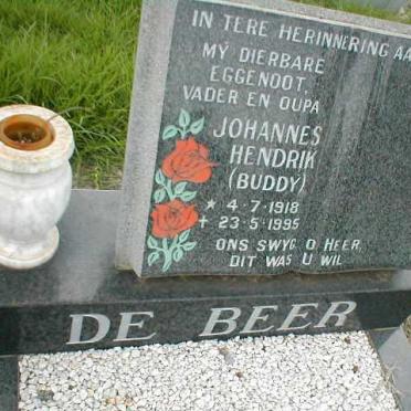BEER Johannes Hendrik, de 1918-1995