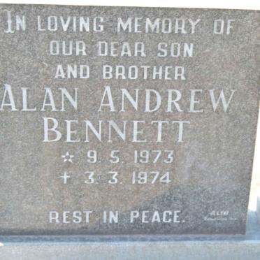 BENNETT Alan Andrew 1973-1974