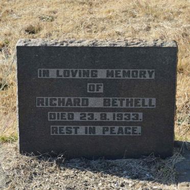 BETHELL Richard -1933
