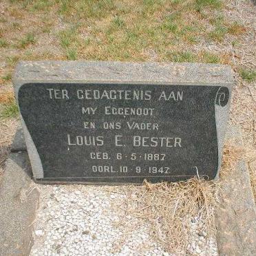BESTER Louis E. 1887-1947