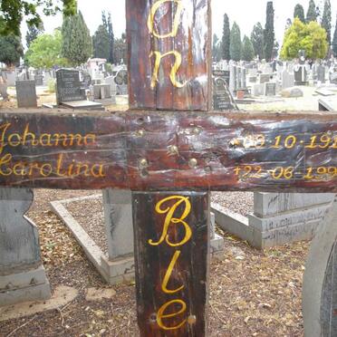 BLERK Johanna Carolina, van 1918-1992