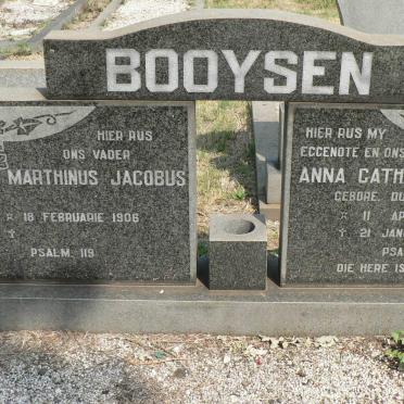 BOOYSEN Marthinus Jacobus 1906- &amp; Anna Catharina DU BRUYN 1910-1983