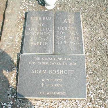 BOSHOFF Adam 1929-1976