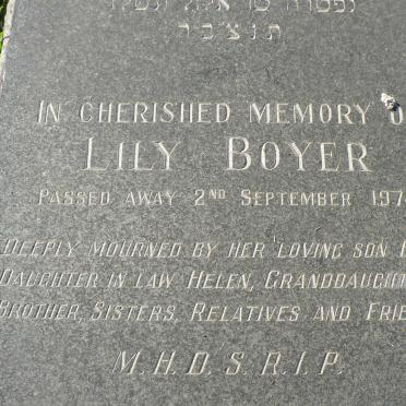 BOYER Lily -1974