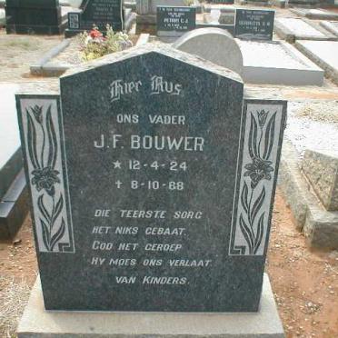 BOUWER J.F. 1924-1968