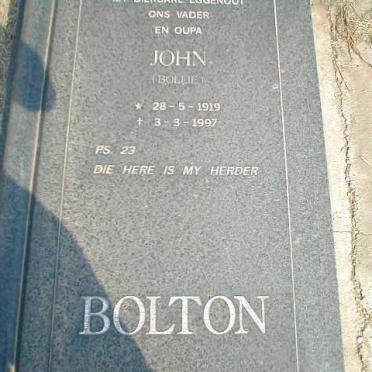 BOLTON John 1919-1997