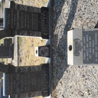 BORNMAN Hendrik Gerhardus 1911-1952 &amp; Jonettha Maria 1914-1982