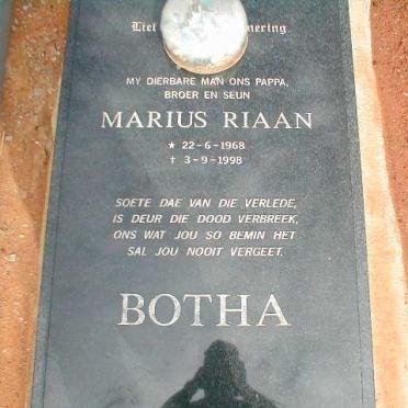 BOTHA Marius Riaan 1968-1998