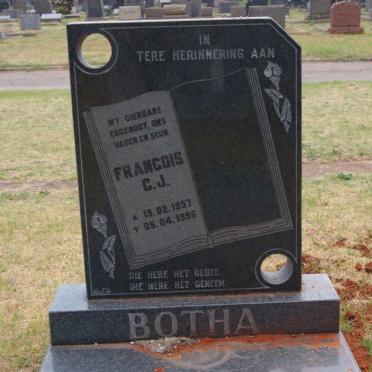 BOTHA Francois C.J. 1957-1996