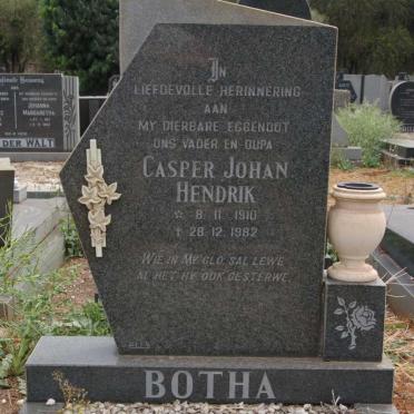 BOTHA Casper Johan Hendrik 1910-1982