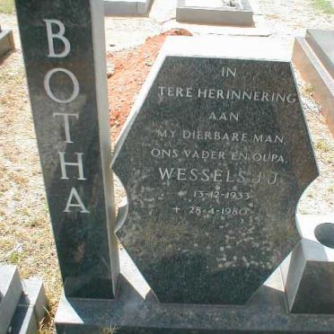BOTHA Wessels J.J. 1933-1980