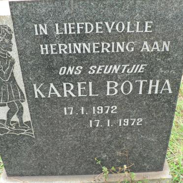 BOTHA Karel 1972-1972