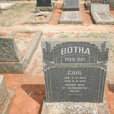 BOTHA Carl 1870-1952