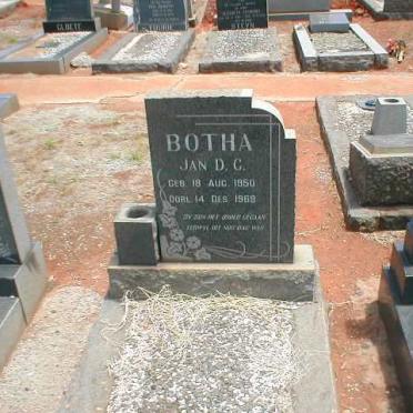 BOTHA Jan D.G. 1950-1969