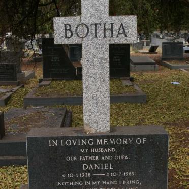 BOTHA Daniel 1928-1989