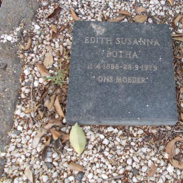 BOTHA Theunis L. 1897-1964 &amp; Edith Susanna 1888-1979 