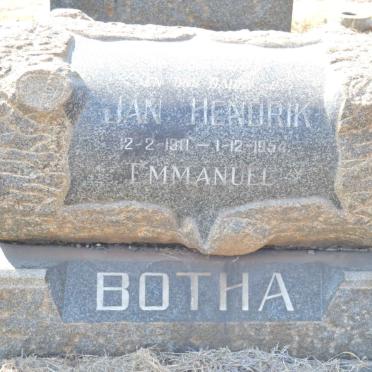 BOTHA Jan Hendrik 1911-1954 &amp; Elizabeth Catherine 1908-1975 