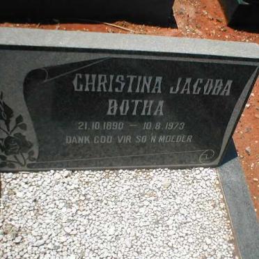 BOTHA Christina Jacoba 1890-1973