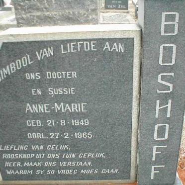BOSHOFF Anne-Marie 1949-1965