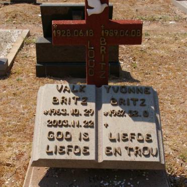 BRITZ Lood 1928-1998 &amp; Valk 1963-2002 &amp; Yvonne 1967-