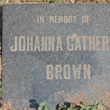 BROWN Johanna Catherine